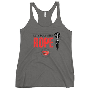 Let's Play With Rope Women's Racerback Tank