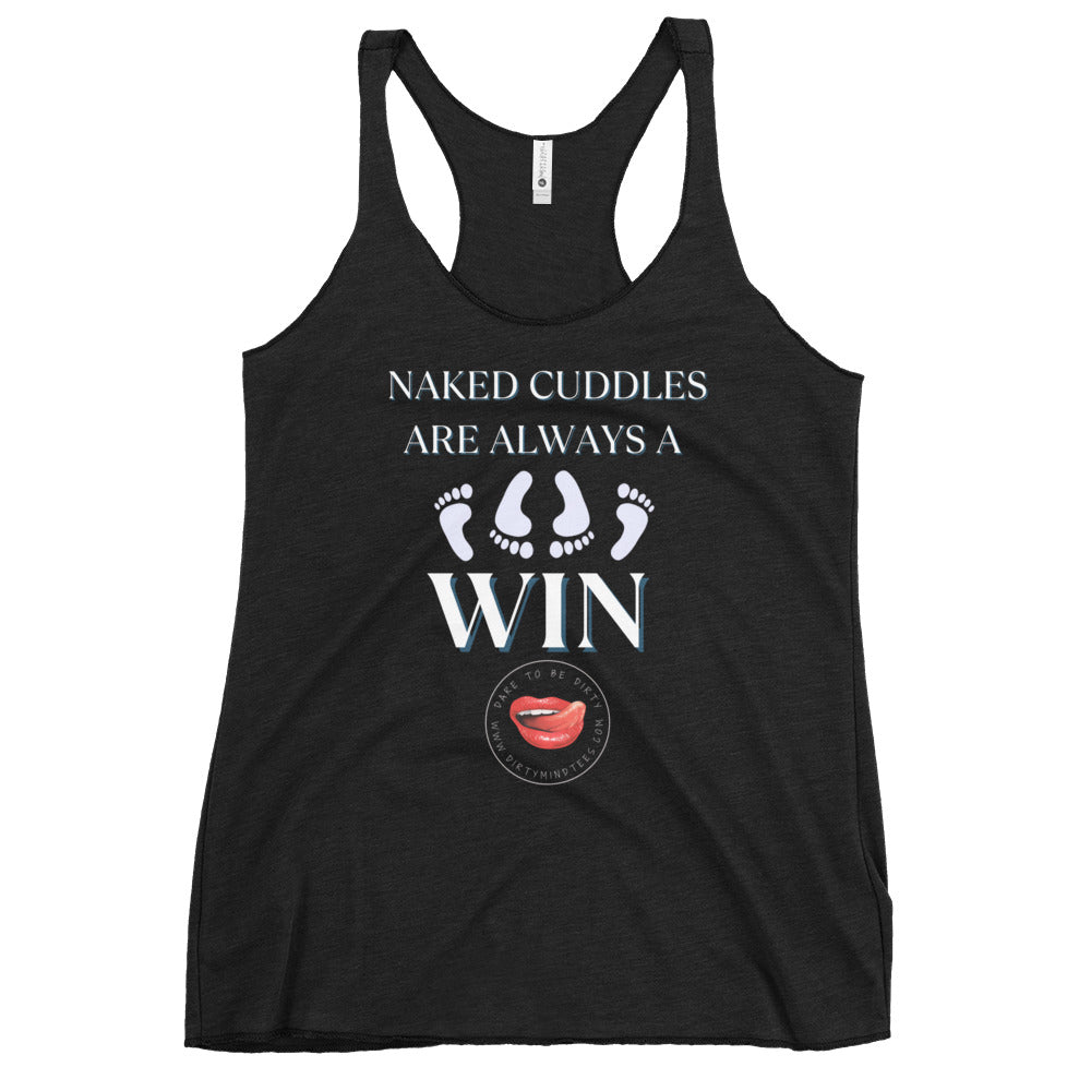 Naked Cuddles Women's Racerback Tank